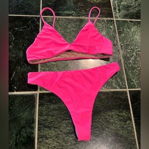 Scarlet Pink Acacia Bikini 👙